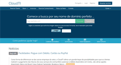 Desktop Screenshot of cloudti.net